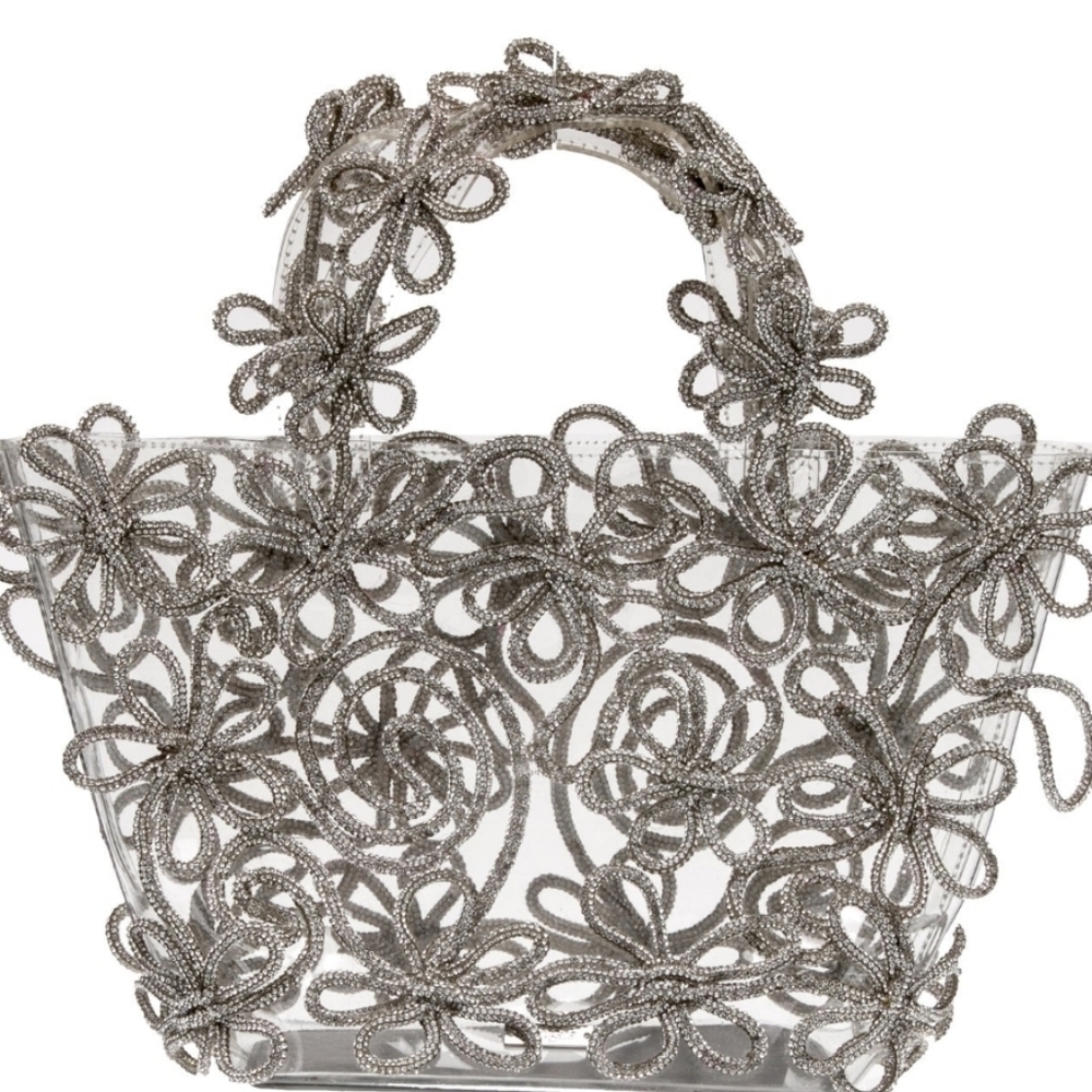 Cult Gaia PVC Top Handle Bag